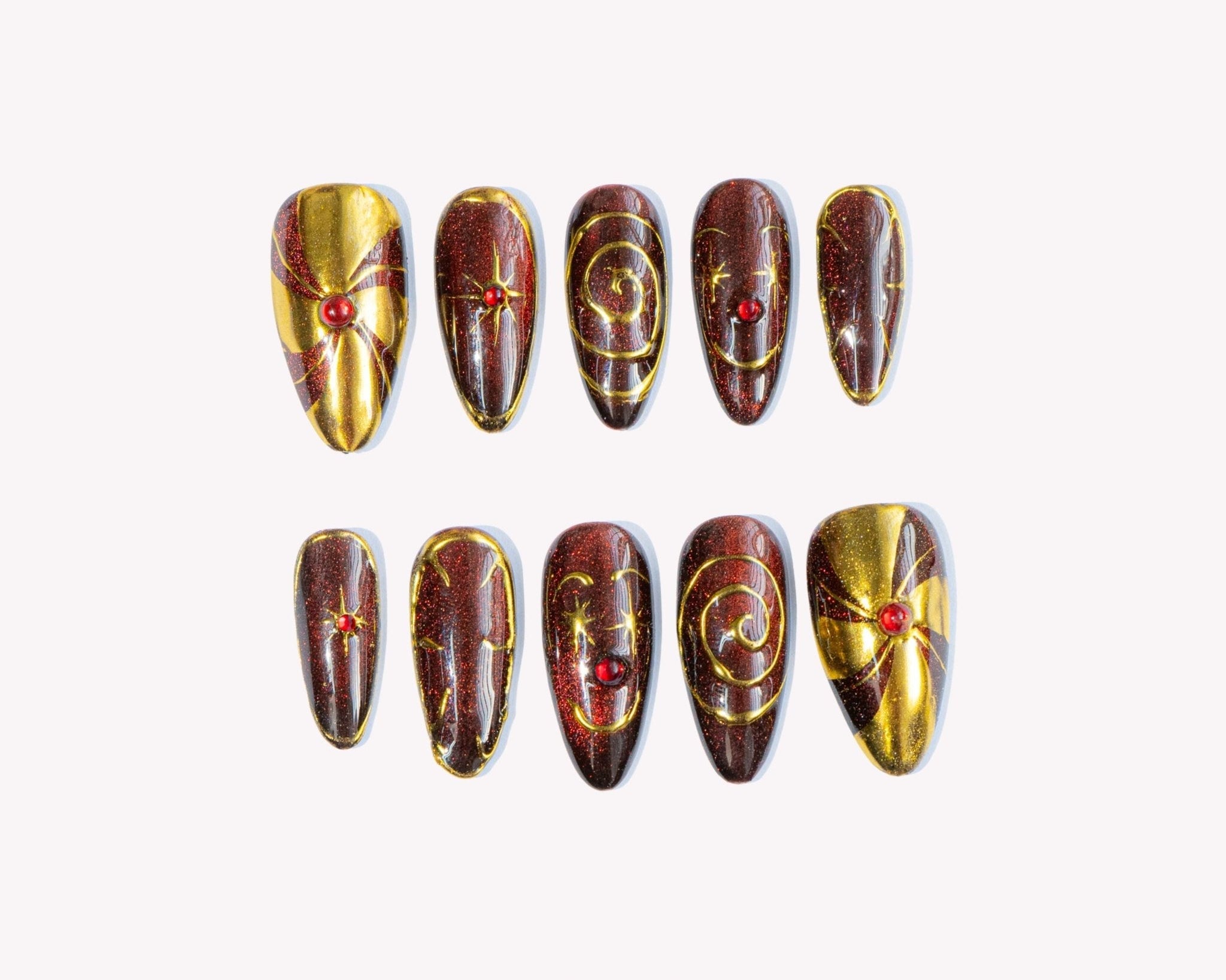 15 Abstract Nail Art Designs for 2026 - Handora Nails