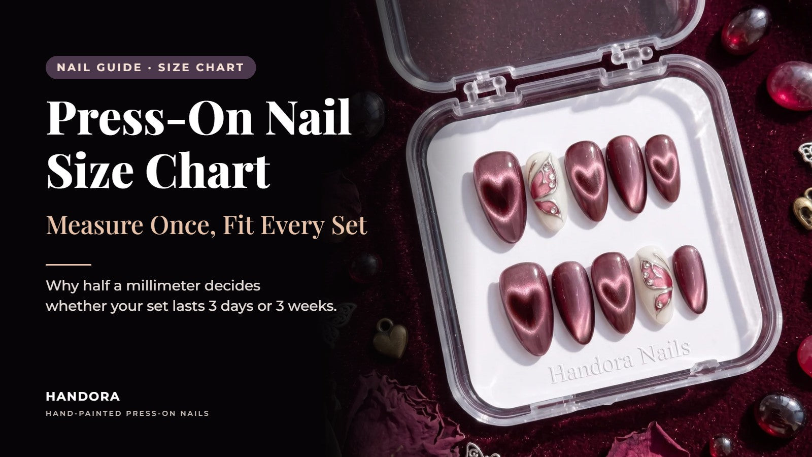 Press-On Nail Size Chart: How to Measure & Find Your Fit