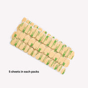 3M Sticky Tabs Pack press-on nails – design close-up by Handora