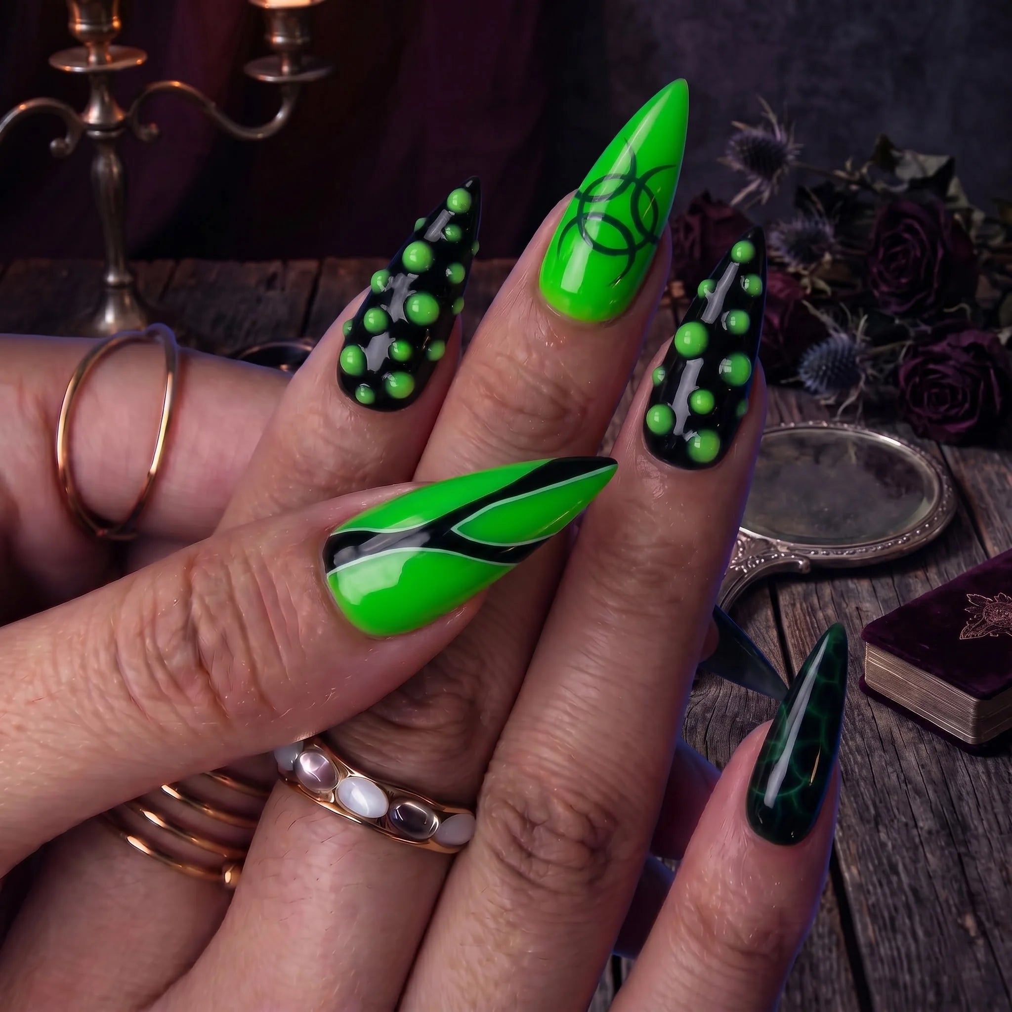 Biohazard-handmade-press-on-nails-with-3d-nail-art-reusable-salon-quality-stick-on-fake-nails-by-handora-nails-3.webp