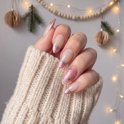 Holiday Sparkle Christmas press-on nails - design view 5 by Handora Nails