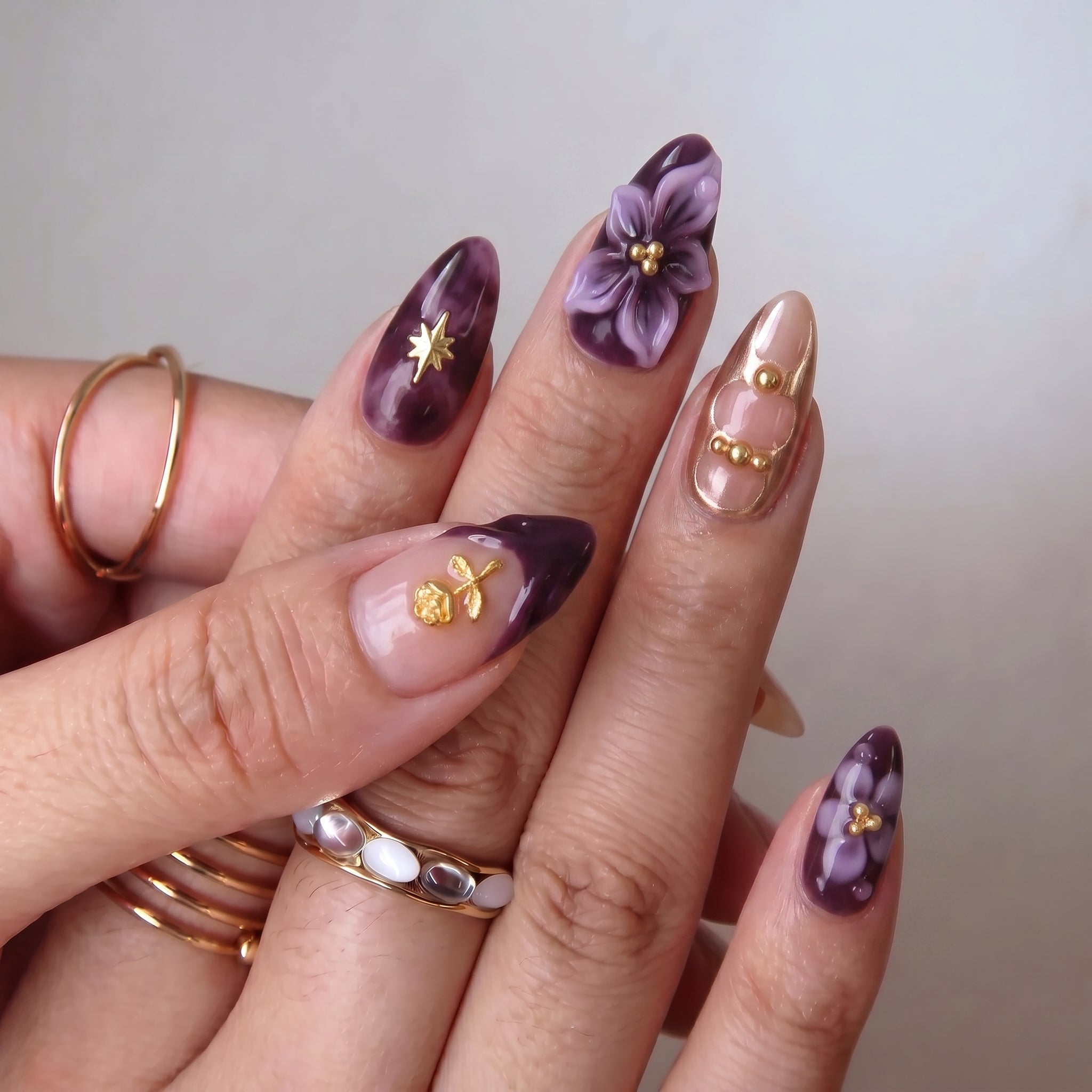 Plum Floral
