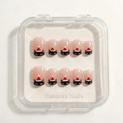 Meowy Christmas Christmas press-on nails - design view 8 by Handora Nails