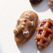 Santa's Bakery Christmas press-on nails - design view 8 by Handora Nails