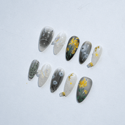 Anime Mums nail design – handmade press-on nails by Handora