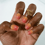 Apple Blush nail design – handmade press-on nails by Handora