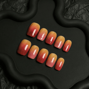 Apple Blush salon-quality handmade press-on nails by Handora