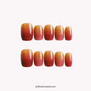 Apple Blush pink press-on nails by Handora