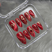 Aries Queen full press-on nail set – sizes XS–L by Handora