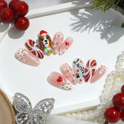 Beagle Spark cute press-on nails by Handora