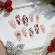 Beagle Spark press-on nails by Handora