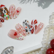 Beagle Spark full press-on nail set – sizes XS–L by Handora