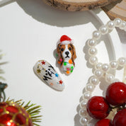 Beagle Spark salon-quality handmade press-on nails by Handora