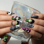 Beetle Glitz full press-on nail set – sizes XS–L by Handora