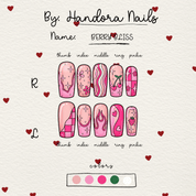 Berry Bliss press-on nails by Handora