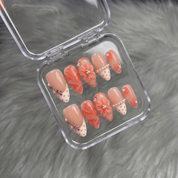 Blush Muse pink press-on nails by Handora