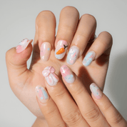 Bunny Garden full press-on nail set – sizes XS–L by Handora