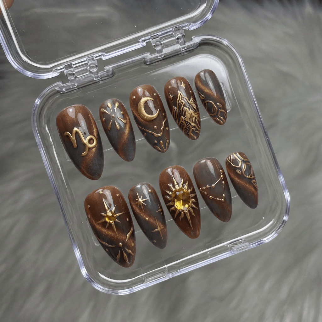 Capri Ambition full press-on nail set – sizes XS–L by Handora