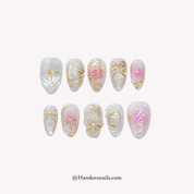 Celestial Aura 3d press-on nails by Handora