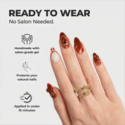 Cherry Crush 3d nail design – handmade press-on nails by Handora