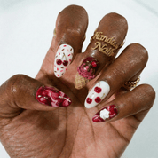 Cherry Sundae kawaii nail design – handmade press-on nails by Handora