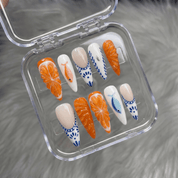 Citrus Voyage press-on nails by Handora