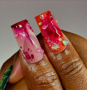 Citrus Zest press-on nails by Handora