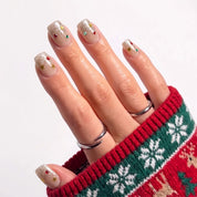 Confetti Noel Christmas press-on nails - design view 5 by Handora Nails