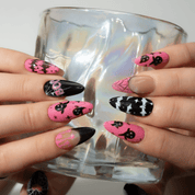 Cute Boo full press-on nail set – sizes XS–L by Handora