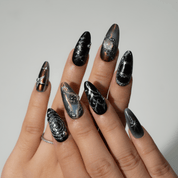 Dark Enchant full press-on nail set – sizes XS–L by Handora