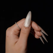 Dawnveil press-on nails – design close-up by Handora