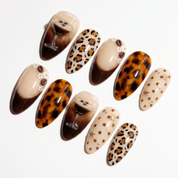 Espresso Martini press-on nails by Handora