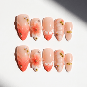 Eternal Bloom full press-on nail set – sizes XS–L by Handora