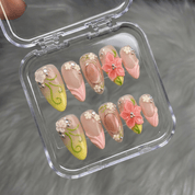 Floral Meadow full press-on nail set – sizes XS–L by Handora