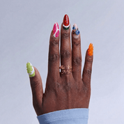 Fruity Party kawaii nail design – handmade press-on nails by Handora
