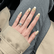 Gemini Glaze 3d nail design – handmade press-on nails by Handora