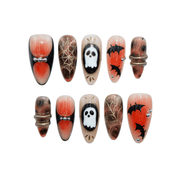 Ghost Night gothic press-on nails by Handora