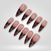 Gilded Leopard full press-on nail set – sizes XS–L by Handora