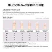 Ginger Dream salon-quality handmade press-on nails by Handora