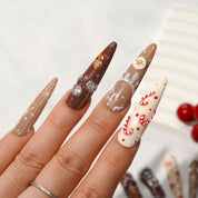 Ginger Dream full press-on nail set – sizes XS–L by Handora