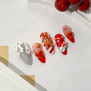 Ginger Joy full press-on nail set – sizes XS–L by Handora