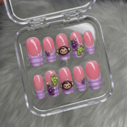 Grape Prank full press-on nail set – sizes XS–L by Handora