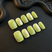 Green Grape green press-on nails by Handora