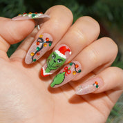 Green Lights full press-on nail set – sizes XS–L by Handora