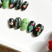Grinchmas full press-on nail set – sizes XS–L by Handora