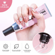 Handora Nails Magic Glue press-on nails – design close-up by Handora