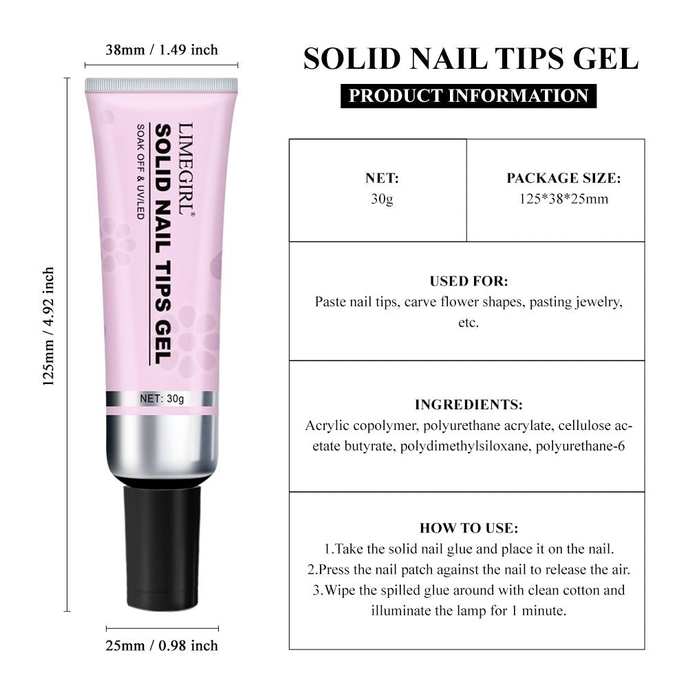 Handora Nails Magic Glue full press-on nail set – sizes XS–L by Handora