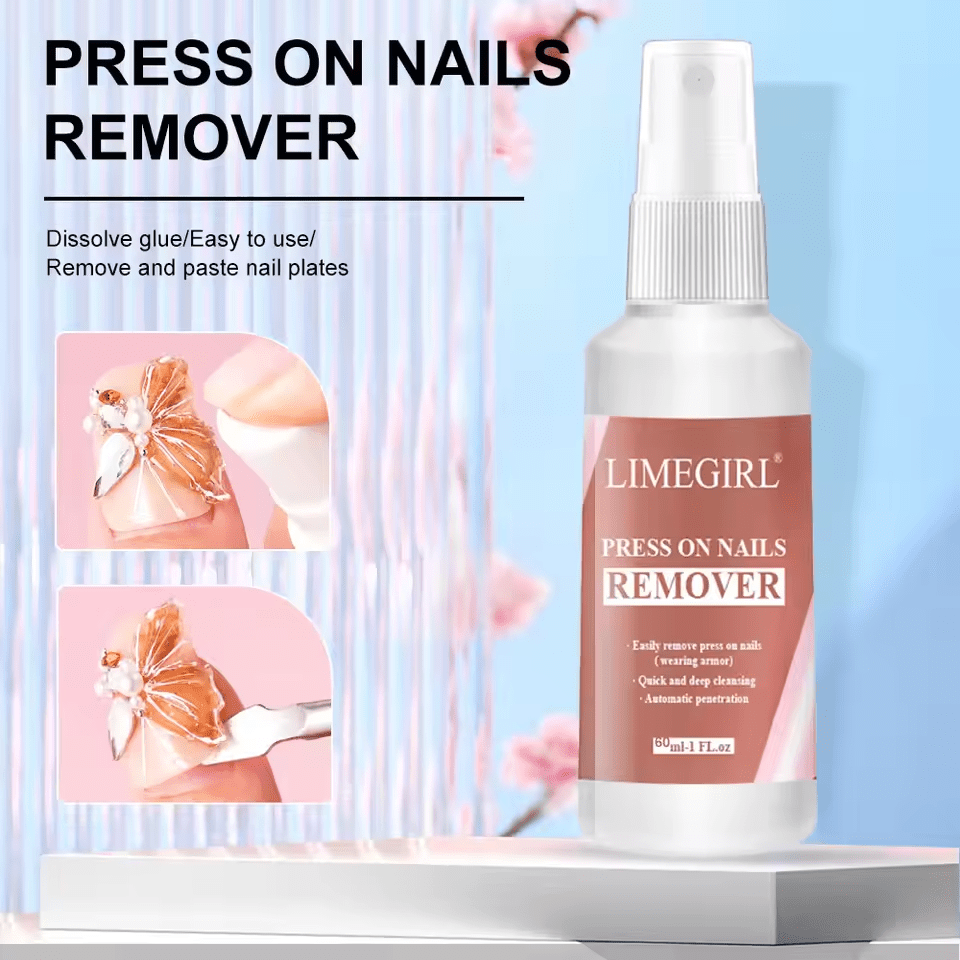 Handora Nails Magic Remover press-on nails – hand-painted reusable gel set by Handora