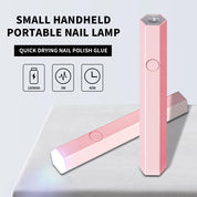 Handora Nails UV Lamp press-on nails – hand-painted reusable gel set by Handora