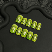 Juicy Kiwi press-on nails by Handora